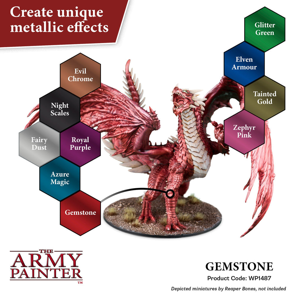 The Army Painter Metallics: Gemstone Red 18ml