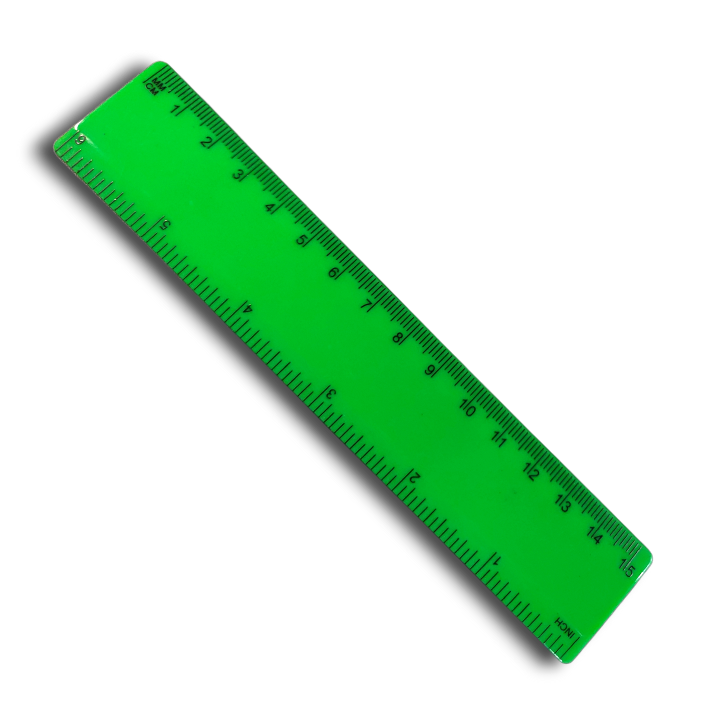 Colourful Green 15cm Ruler