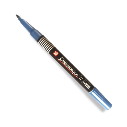 Sakura Japan Metallic Blue Permapaque 1.0mm Fine-Point Marker Pen