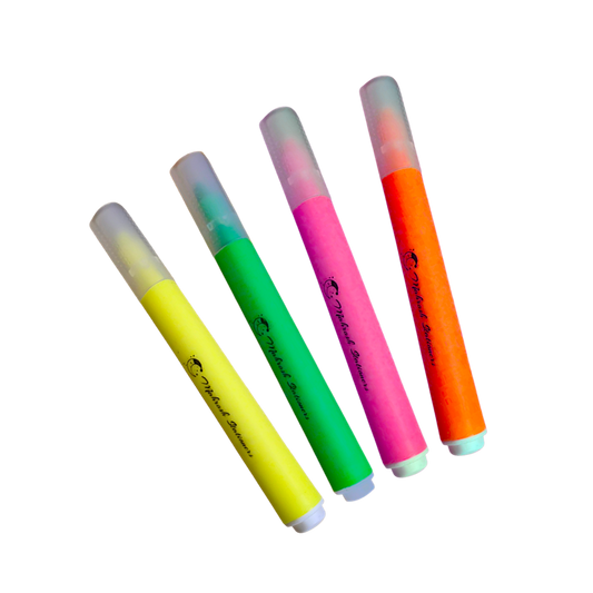Highlighters Bright Yellow, Pink, Green & Orange!