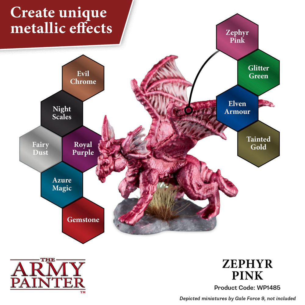 The Army Painter Metallics: Zephyr Pink 18ml