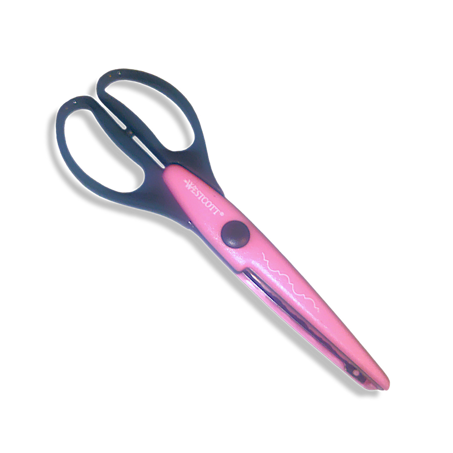 Westcott Ornate Border Pattern Craft Scissors 19cm/7.5" Grey Pink