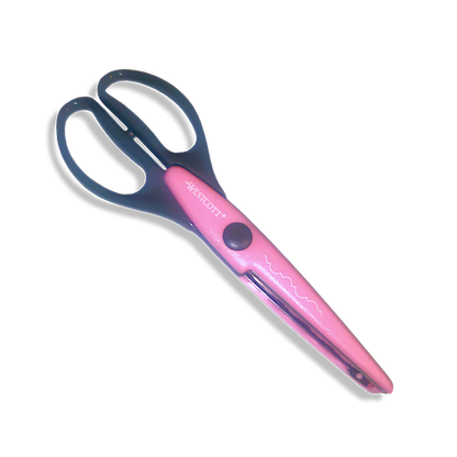 Westcott Ornate Border Pattern Craft Scissors 19cm/7.5" Grey Pink