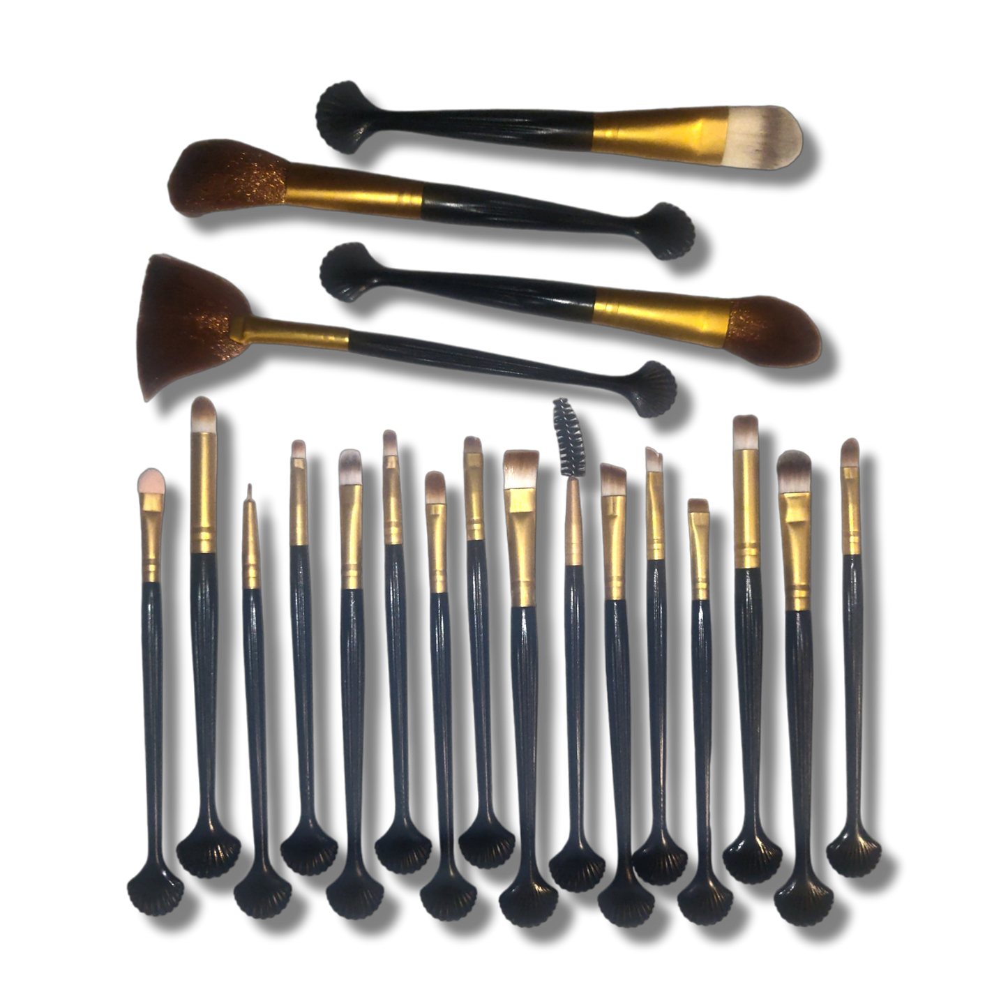 Set of 20 Make-up & Art Brushes! Paints/Foundations/Contrast with Various Bristles & Eyelash brush.