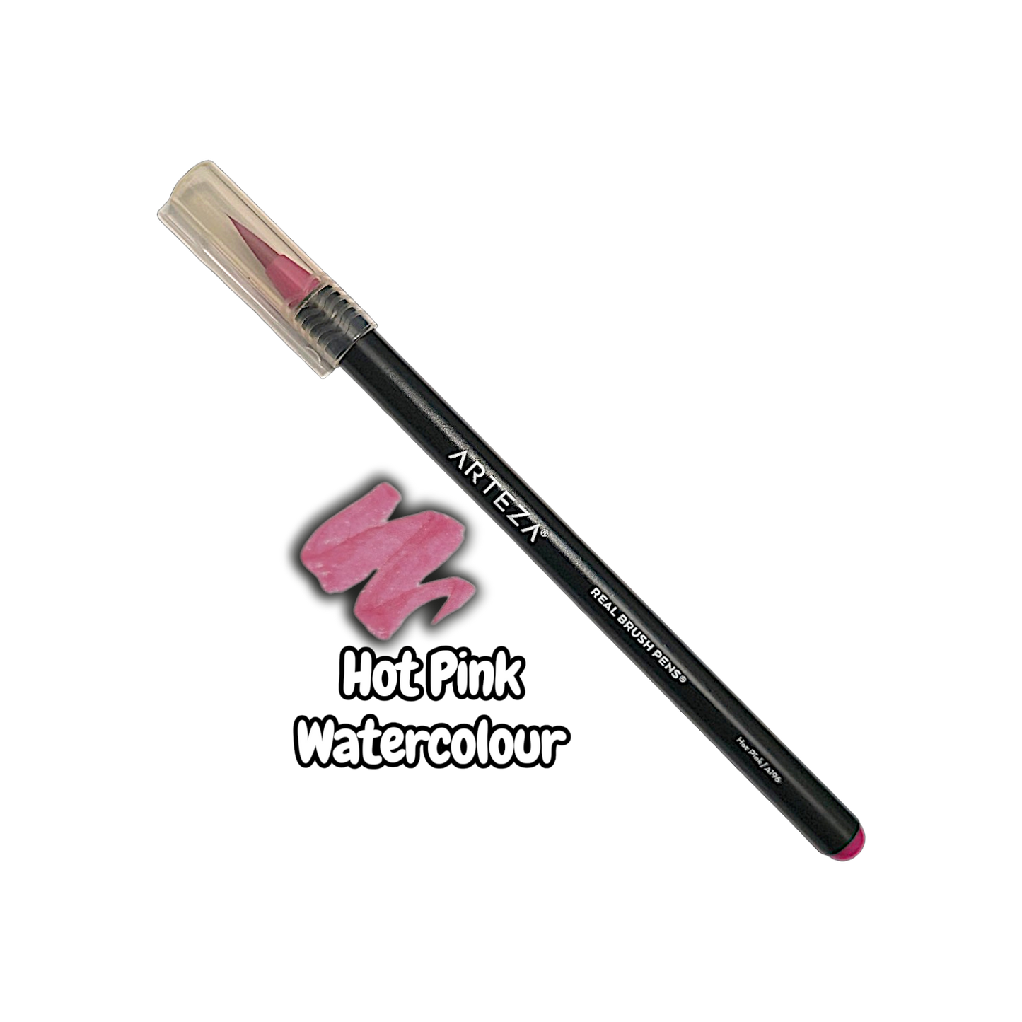 Arteza Hot Pink Watercolour Real Brush Pen